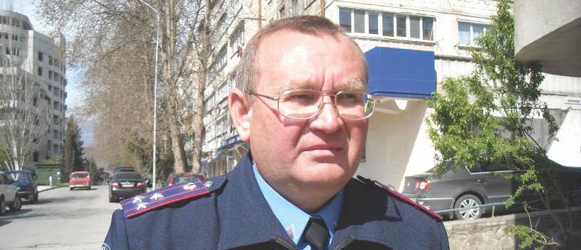 Андрей Иванцов, начальник Алуштинского ГО МВД. Фото Н.Розумной (alushta.org)