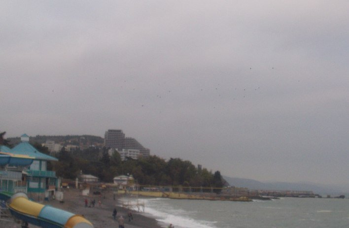 Городской пляж Алушты