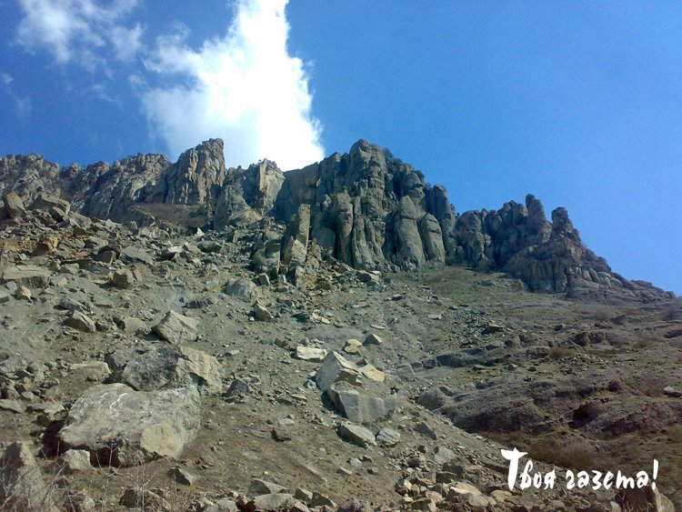 Гора Демерджи, с. Лучистое, Большая Алушта