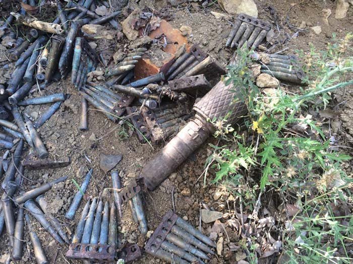 Под Алуштой обнаружен склад боеприпасов времен ВОВ. Фото сайта 82.mvd.ru. "Твоя газета!" — новости Алушты.