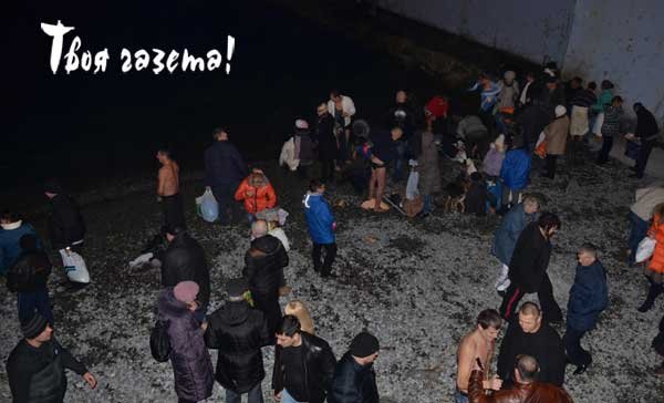 В Алуште отметили праздник Крещение Господне. 19.01.2015. Фото Андрея Облёзова. "Твоя газета!" — новости Алушты.